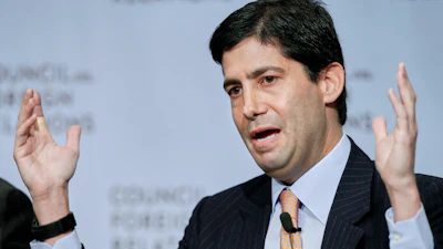 Kevin Warsh, visiting fellow at the Hoover Institution, speaks at the Council on Foreign Relations in New York, Nov. 28, 2011.