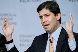 Kevin Warsh, visiting fellow at the Hoover Institution, speaks at the Council on Foreign Relations in New York, Nov. 28, 2011.