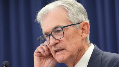 Federal Reserve Chair Jerome Powell speaks during a news conference, Jan. 28, 2026, the Federal Reserve Board Building, Washington.