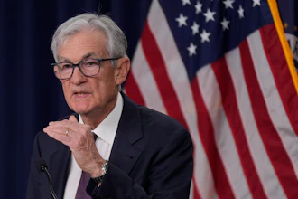 Federal Reserve Chair Jerome Powell speaks during a news conference, Washington, March 18, 2026.
