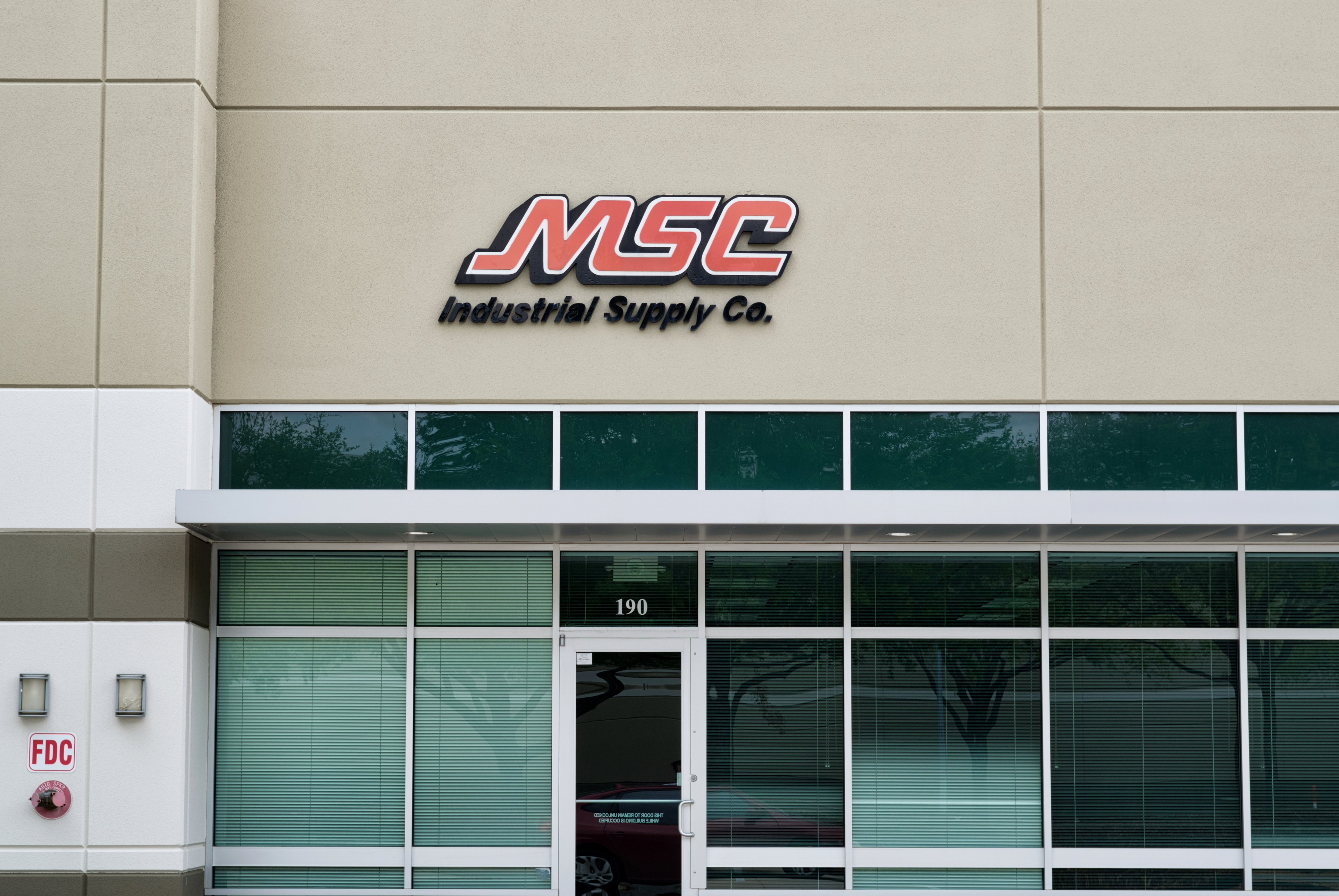 MSC Industrial Supply office, Houston, April 2021.