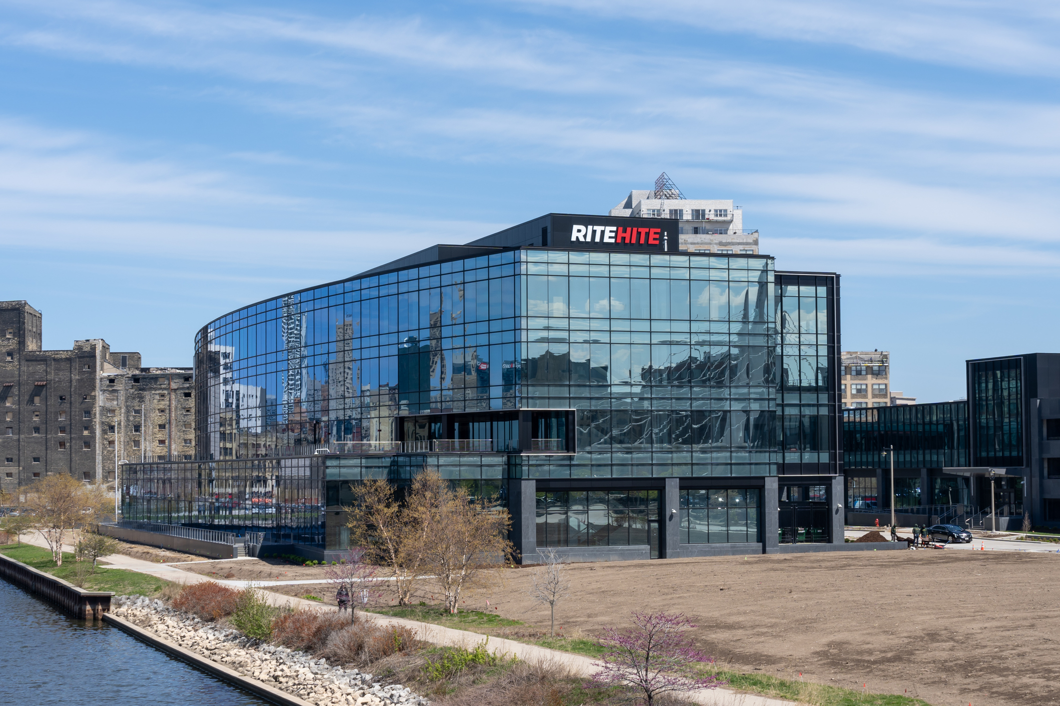 Rite-Hite headquarters, Milwaukee, May 2023.