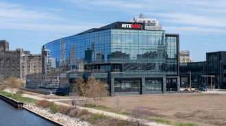 Rite-Hite headquarters, Milwaukee, May 2023.