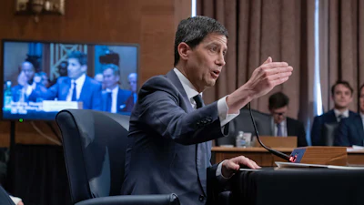 Kevin Warsh testifies during his nomination hearing to be a member and chairman of the Federal Reserve Board of Governors, Capitol Hill, April 21, 2026.