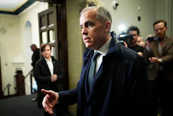 Prime Minister Mark Carney arrives on Parliament Hill in Ottawa, April 22, 2026.