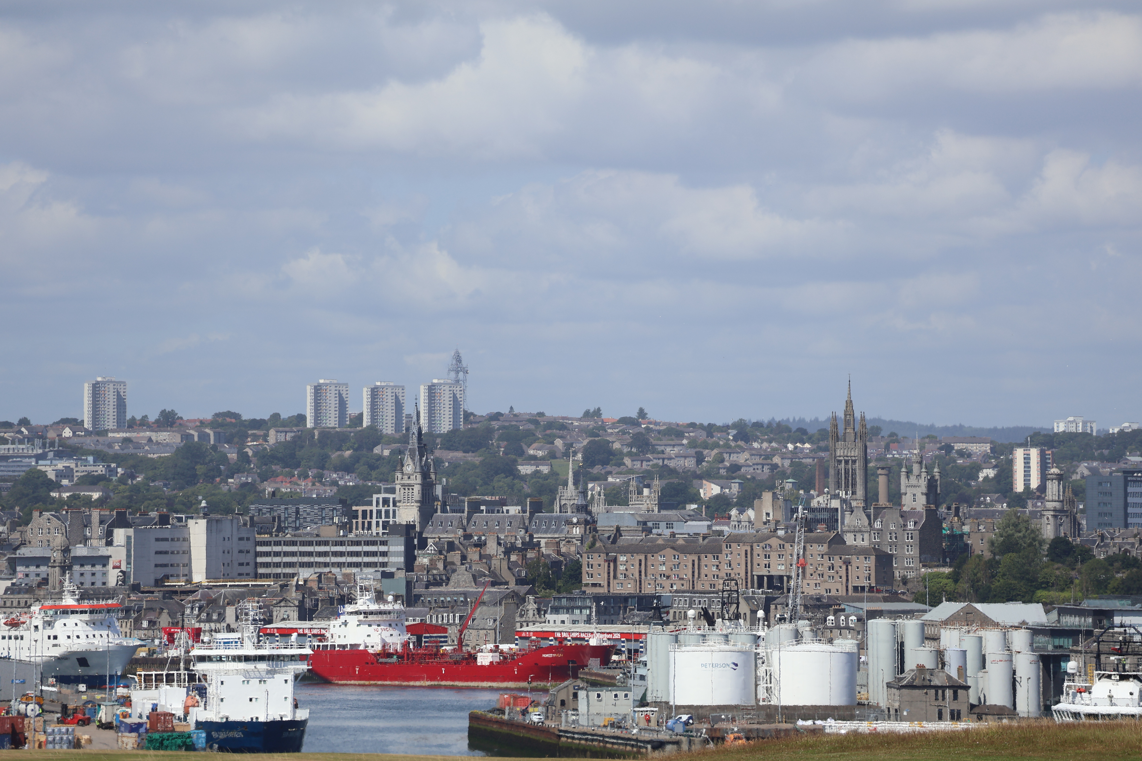 Port of Aberdeen, Scotland, July 2025.