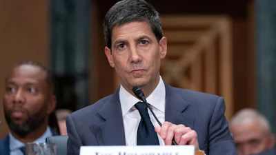 Kevin Warsh testifies during his nomination hearing to be a member and chairman of the Federal Reserve Board of Governors on Capitol Hill, April 21, 2026.