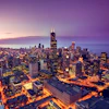 Chicago skyline.
