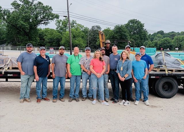 Rural Pipe & Supply staff, Jasper, Texas.