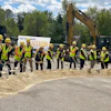 Groundbreaking ceremony at Van Meter regional distribution center, Cottage Grove, Minn.