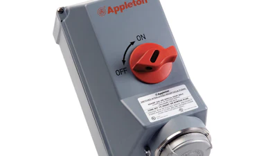 ASR Nonmetallic Interlocked Receptacles prevent electrical arcing when used with fixed or portable heavy duty equipment.
