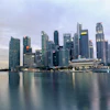 Singapore skyline.