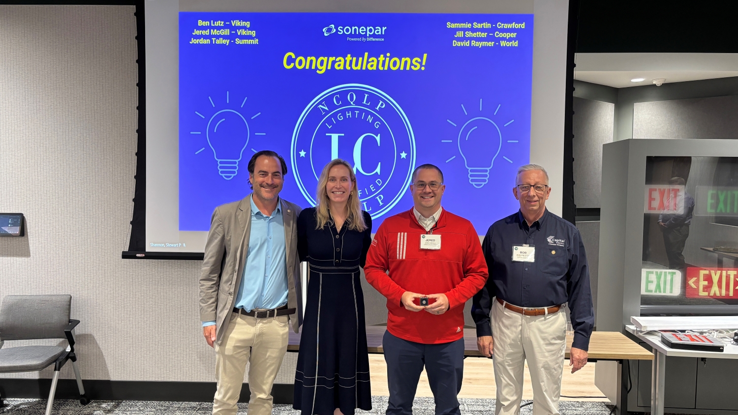 Jered Mcgill Of Viking Electric Receives His Lc