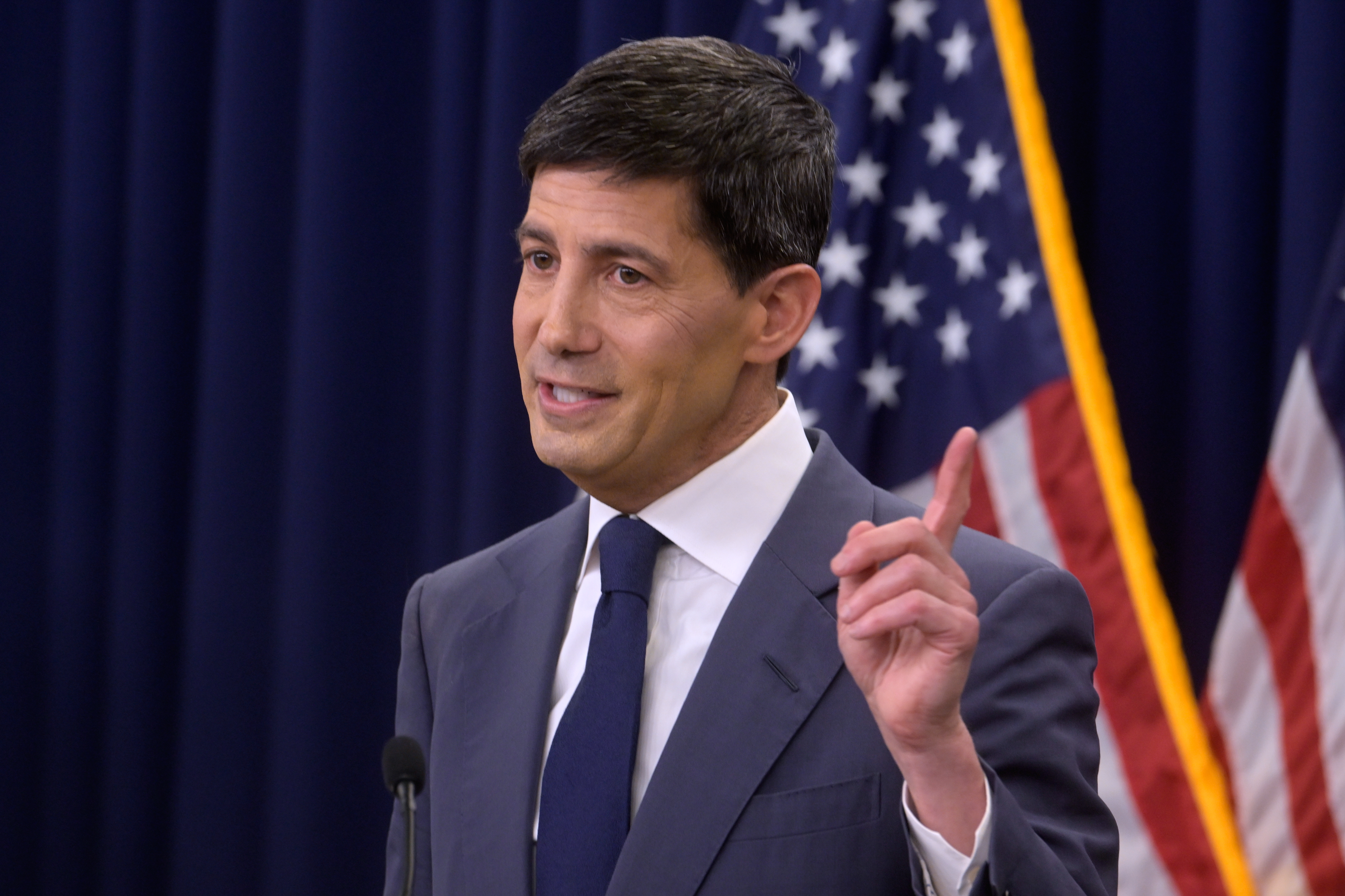Federal Reserve Chairman Kevin Warsh speaks during a news conference following the Federal Open Market Committee meeting, June 17, 2025, Washington.