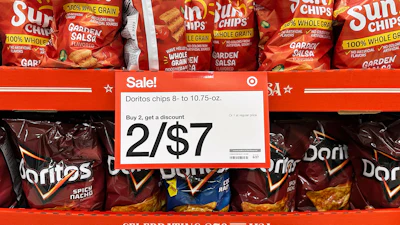 A sale sign at a grocery store in Wheeling, Ill., June 25, 2026.