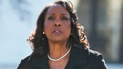 Federal Reserve Board of Governors member Lisa Cook leaves the Supreme Court in Washington, Jan. 21, 2026.