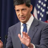 Federal Reserve Board Chairman Kevin Warsh speaks at a news conference at the Federal Reserve in Washington, July 29, 2026.