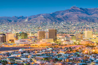 Skyline of El Paso, Texas.