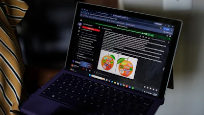 Faith Maeba, a student at Virginia Commonwealth University, shares an assignment for a Practical AI Synthesis course, Stafford, Va., July 20, 2026.
