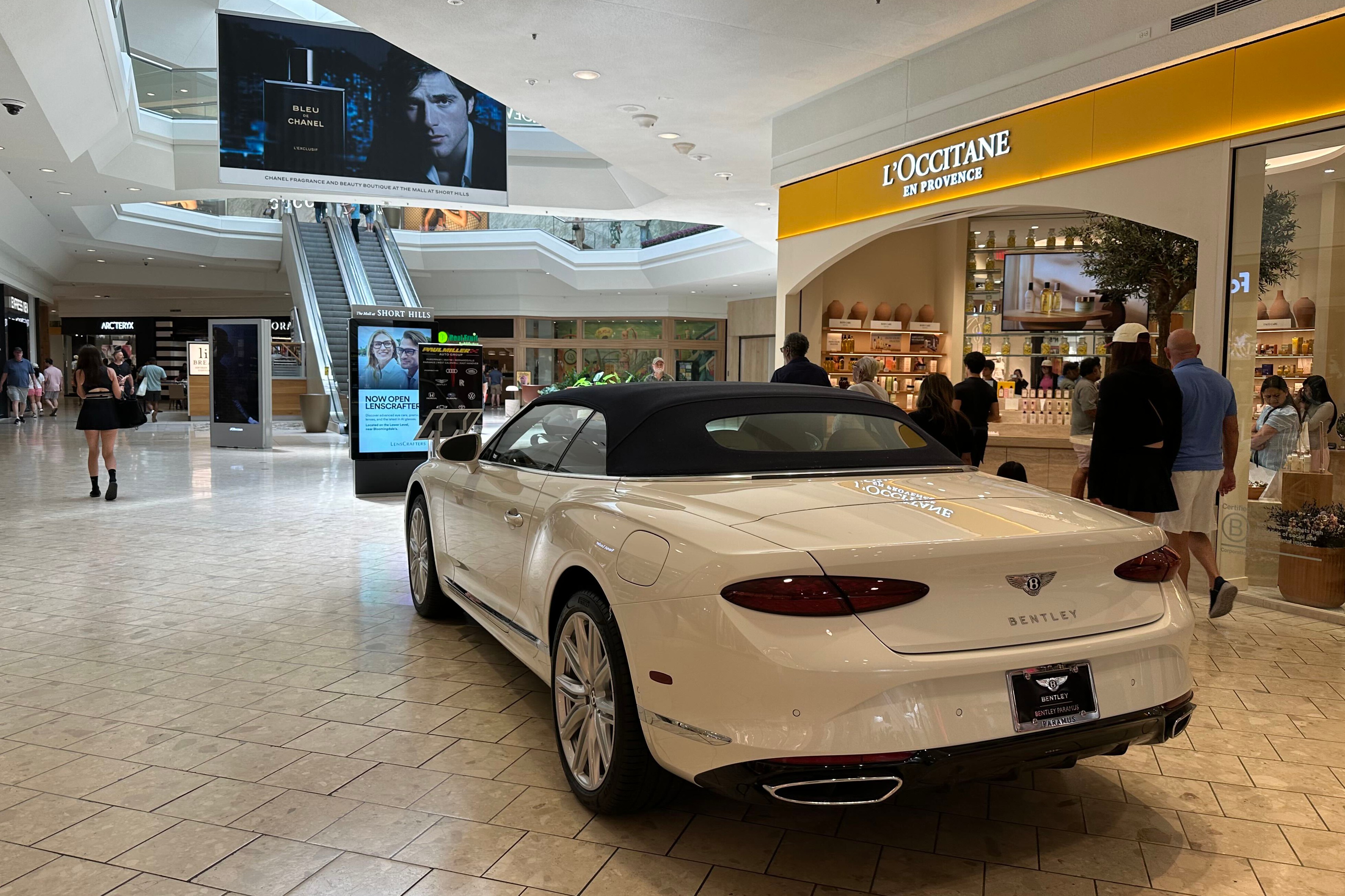 A Bentley car at the Mall at Short Hills, Short Hills, N.J., June 6, 2026.