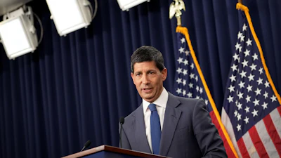 Federal Reserve Board Chairman Kevin Warsh speaks during a news conference at the Federal Reserve in Washington, July 29, 2026.