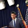 Federal Reserve Board Chairman Kevin Warsh speaks during a news conference at the Federal Reserve in Washington, July 29, 2026.