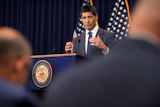 Federal Reserve Board Chairman Kevin Warsh speaks during a news conference at the Federal Reserve in Washington, July 29, 2026.