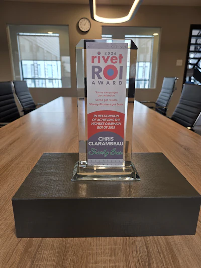 Shively Bros 2026 Rivet Roi Award[46]