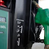 The price for diesel fuel is displayed on a pump at a gas station, Sept. 4, 2026, Dickson, Tenn.