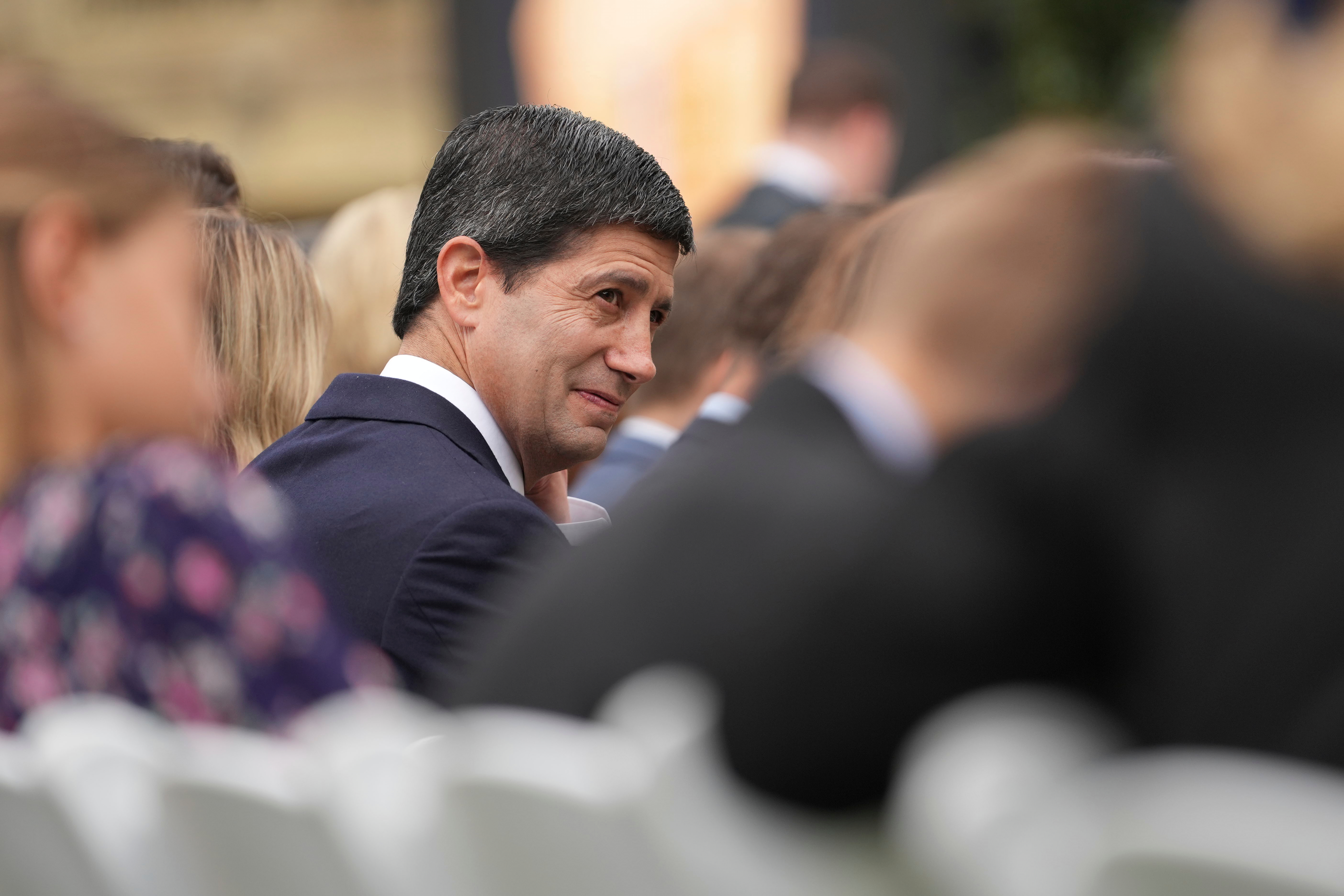 Federal Reserve Board Chairman Kevin Warsh attends an observance ceremony on the 25th anniversary of the 9/11 attacks, Sept. 11, 2026, at the Pentagon in Washington.