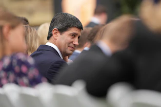 Federal Reserve Board Chairman Kevin Warsh attends an observance ceremony on the 25th anniversary of the 9/11 attacks, Sept. 11, 2026, at the Pentagon in Washington.