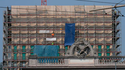 A view of the construction site of the new U.S. Consulate in Milan, Italy, June 8, 2026.