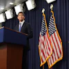 Federal Reserve Board Chairman Kevin Warsh speaks during a news conference at the Federal Reserve in Washington, Sept. 16, 2026.