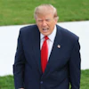 President Donald Trump on the South Lawn of the White House, Oct. 9, 2026.