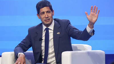 U.S. Federal Reserve Chairman Kevin Warsh speaks during the annual meetings of the International Monetary Fund and the World Bank Group, Bangkok, Oct. 16, 2026.