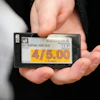 An electronic price tag at a Kroger store in Monroe, Ohio, Nov. 13, 2024.