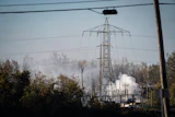 A plume of smokes rises from MC Tank Transport Inc., Toledo, Ohio, Oct. 21, 2026.