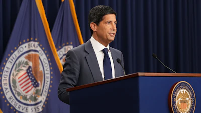 Federal Reserve Board Chairman Kevin Warsh during a news conference at the Federal Reserve, Oct. 28, 2026, Washington.